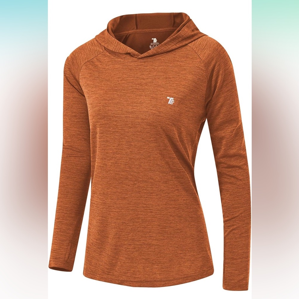 TBMPOY Womens UPF 50+ Sun Protection Hoodie Long Sleeve UV Shirt Small